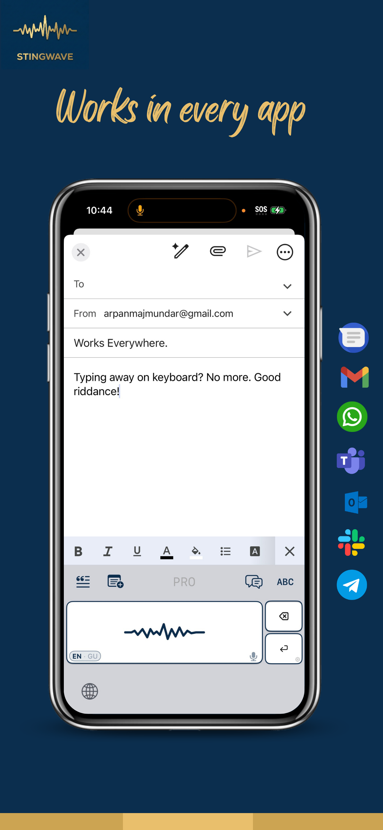Stingwave: AI Voice Keyboard