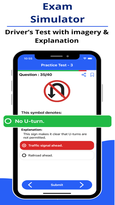 Ohio BMV Permit Test Prep Screenshot