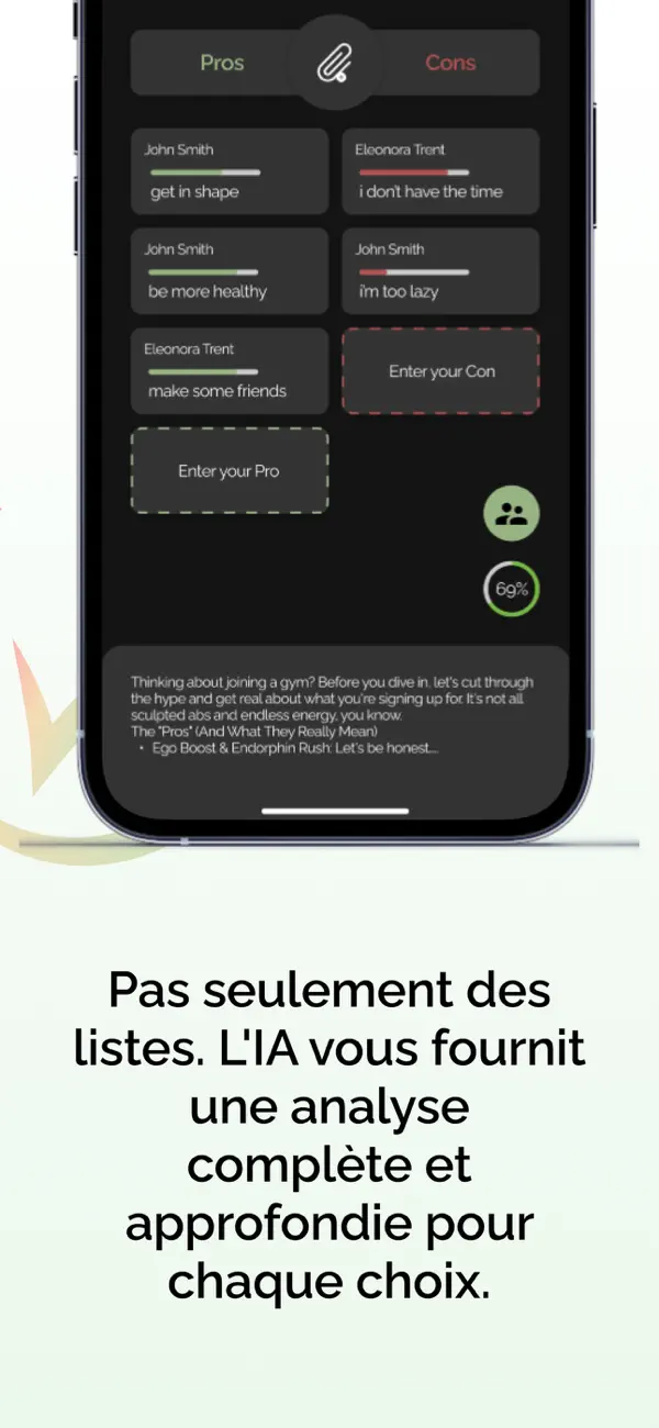 Screenshot #3 pour Pour ou Contre – Choix