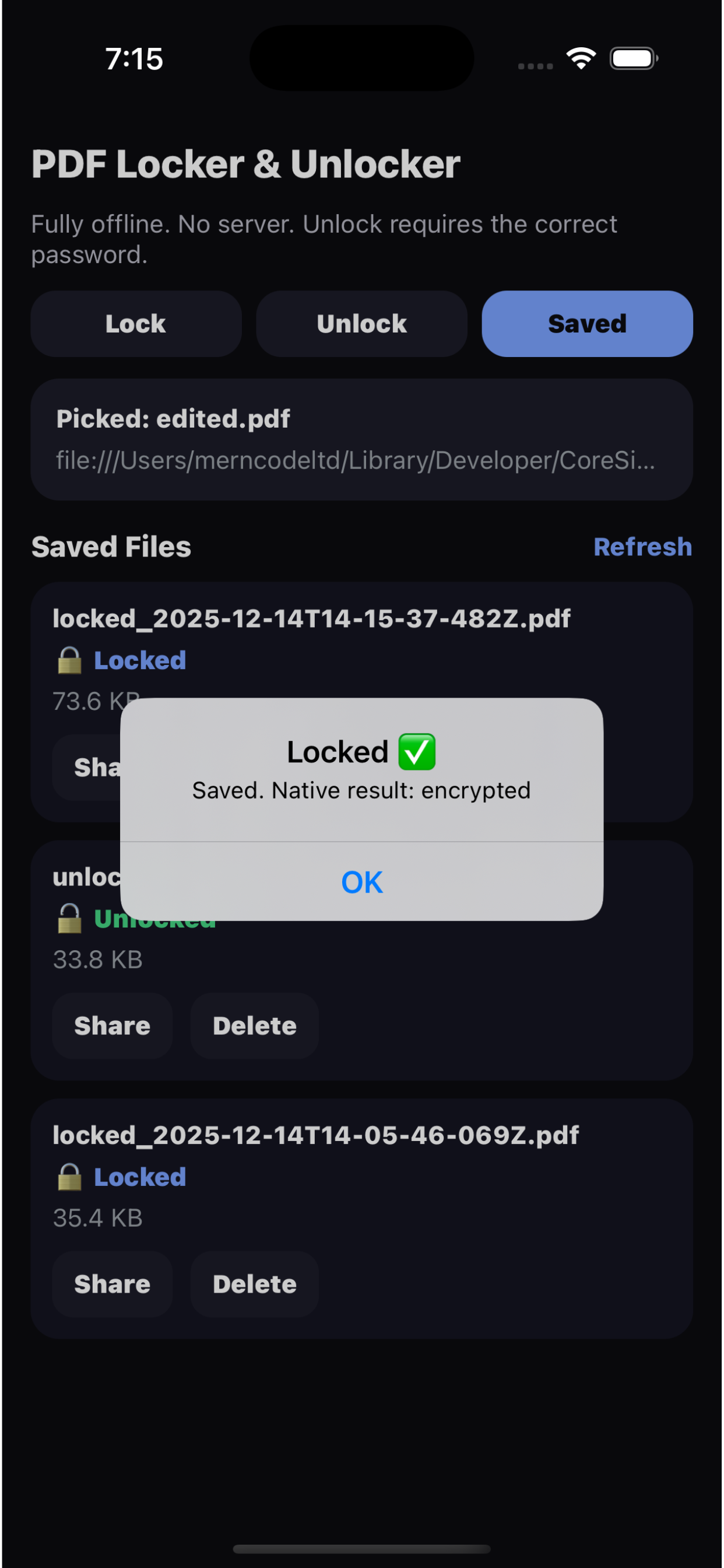 PDF Lock & Unlock