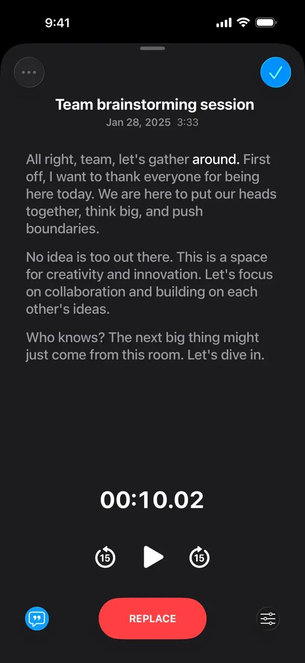 Sprachmemos iPhone App Screenshot 5 – Dienstprogramme