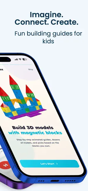 MagneticBlox: 3D Block Builder iPhone screenshot 2