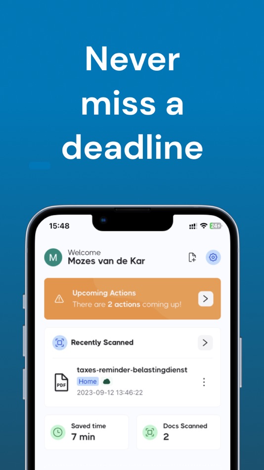 #1. skendy: A.I. Document Scanner (iOS) Bởi: T-APPS B.V.