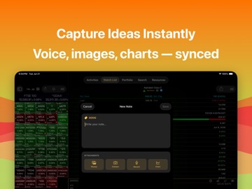 Stocks Live + Stock Tracker iPad screenshot