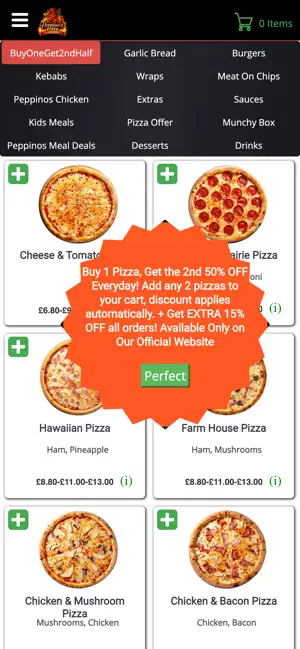 Peppinos Pizza Llanharry screenshot 3