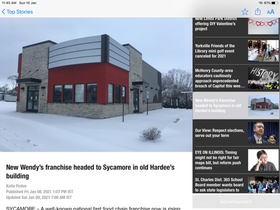 Shaw Local News iPad screenshot 5 - News app