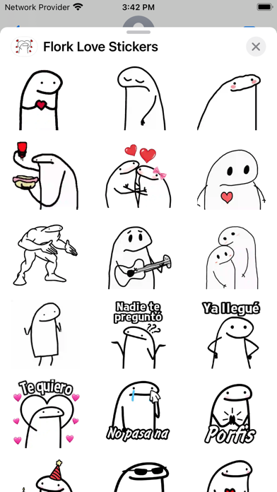 Screenshot 4 of Flork Love Stickers- WASticker App