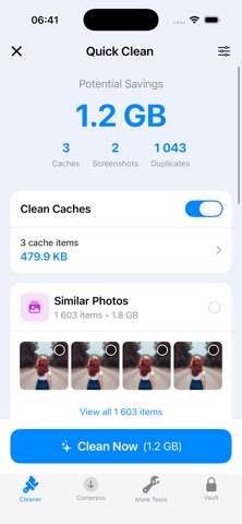 FreeUp Storage - Space Cleaner iPhone screenshot