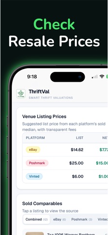 ThriftVal Thrifting Valuation Screenshot 4 of 4