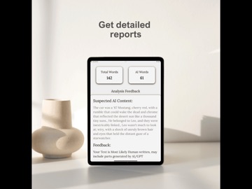 AI Detector & Humanizer Pro iPad screenshot
