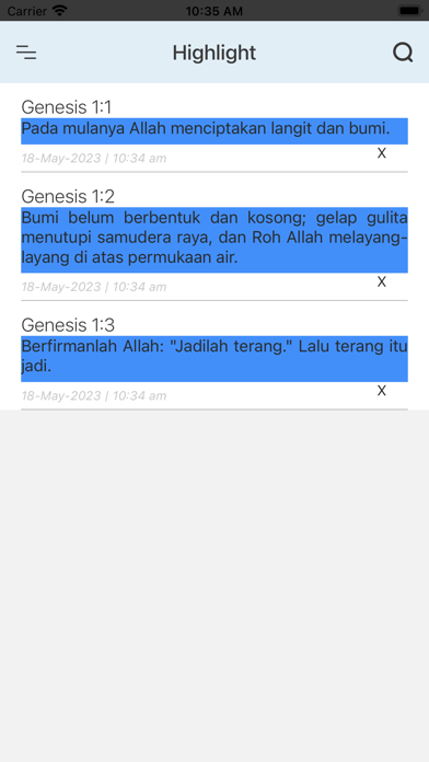 Alkitab Indonesian Bible Screenshot