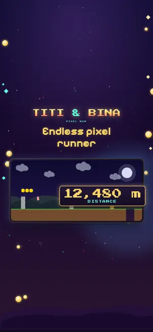 Titi & Bina: Pixel Run screenshot 2