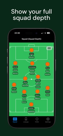 Squad11: Football Lineup Maker screenshot