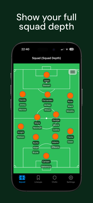 Squad11 - Soccer Lineup Maker Screenshot 5 of 7