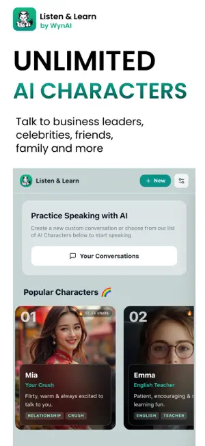 Listen & Learn by WynAI screenshot 2