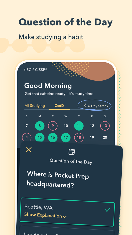 #6. Pocket Prep CISSP 2025 (iOS) By: Pocket Prep, Inc.