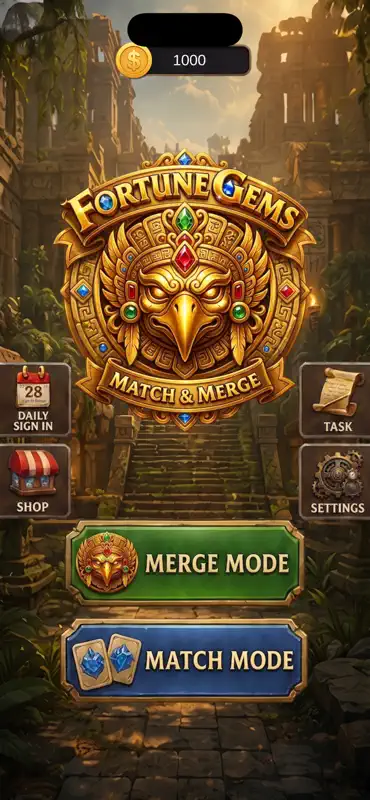Fortune Gems:Match&Merge screenshot 1 of 10