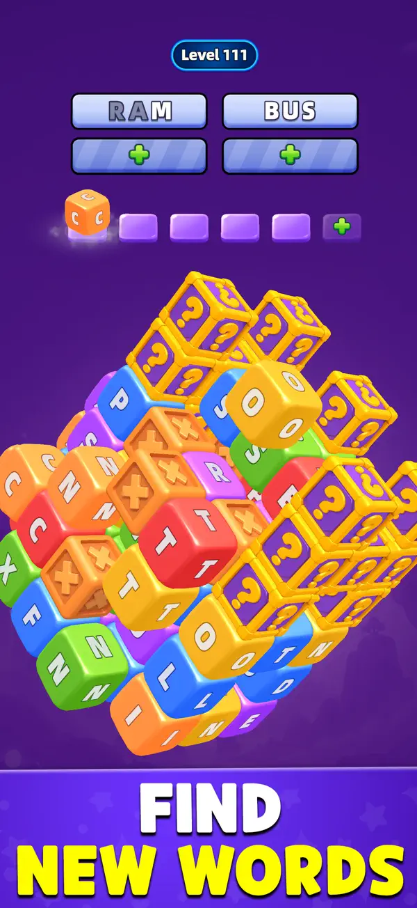 Word Brick Sort 游戏截图