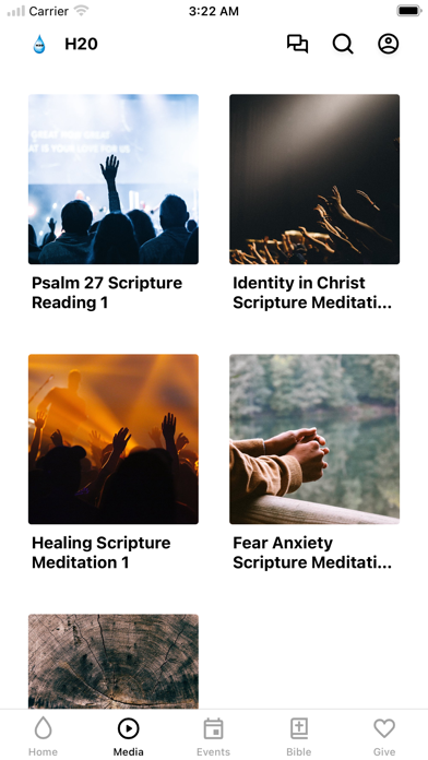 H20 Ministries Screenshot