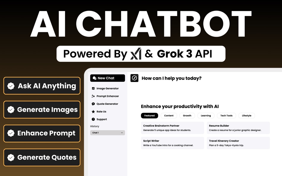 #1. AI Chat Bot Assistant | Ask AI (macOS) 게시자: Rab Nawaz Ali