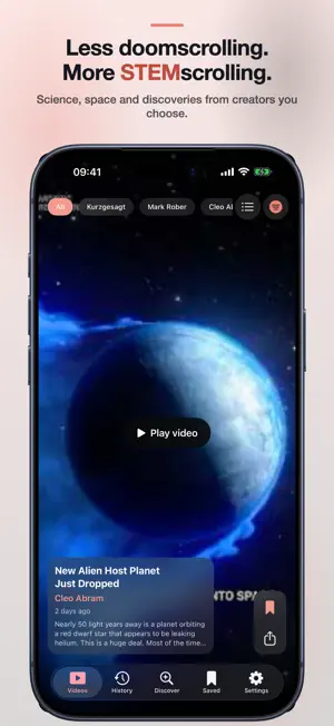 Tellytide - STEM Scrolling screenshot 1