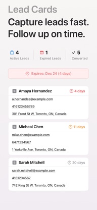 Lead Cards screenshot 1