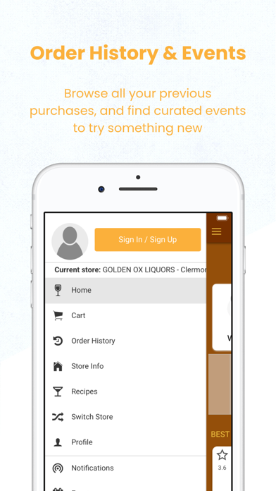 GOLDEN OX LIQUORS Screenshot