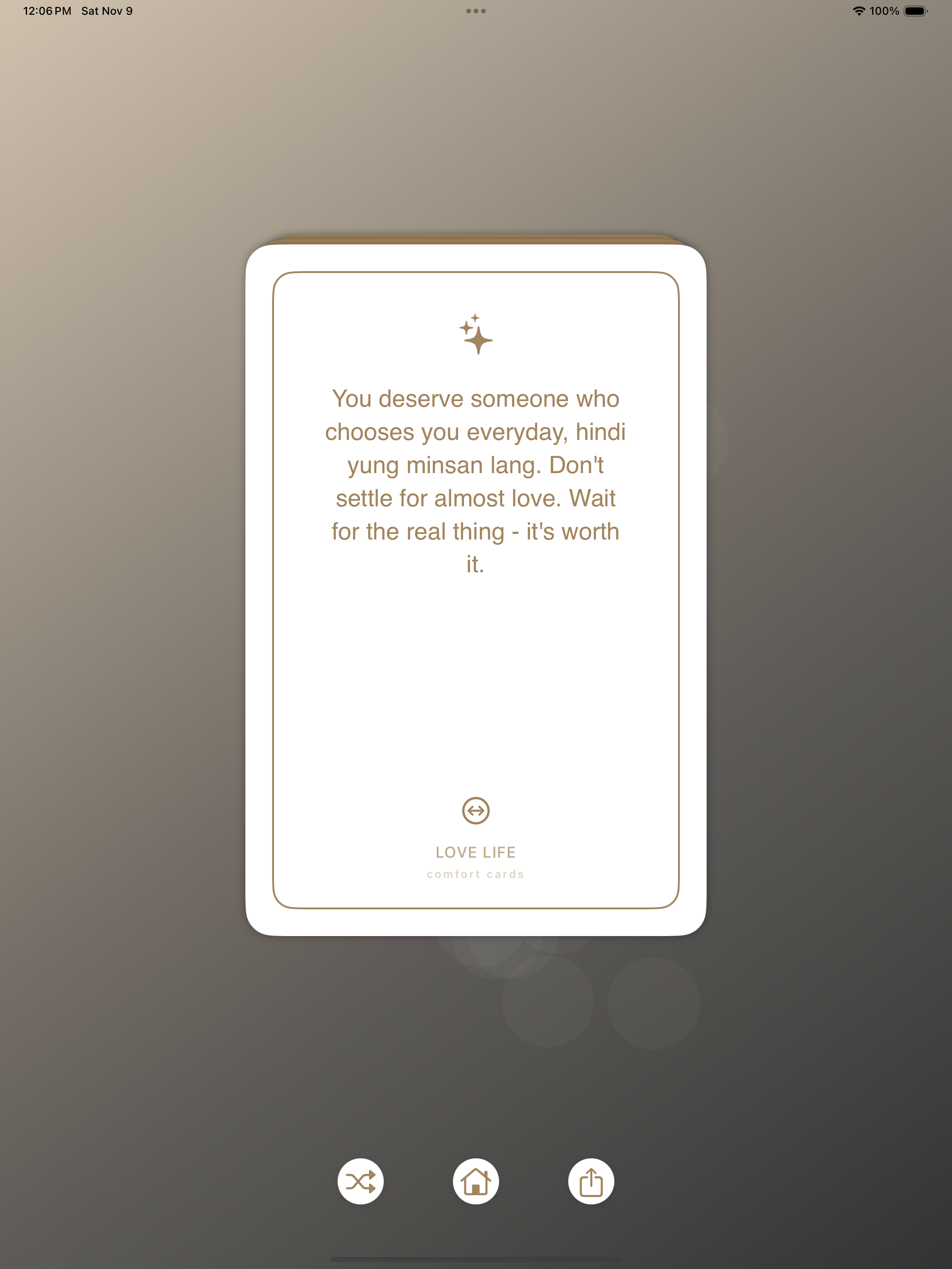 Comfort Cards