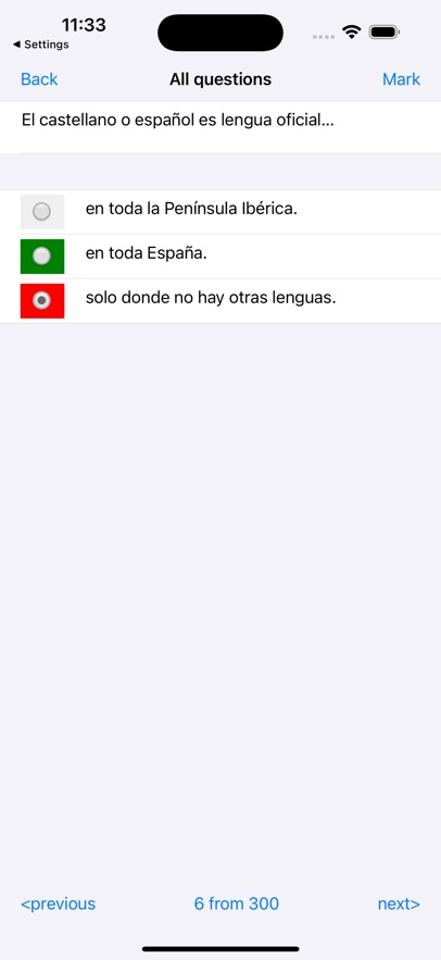 Spanish citizenship test(CCSE)