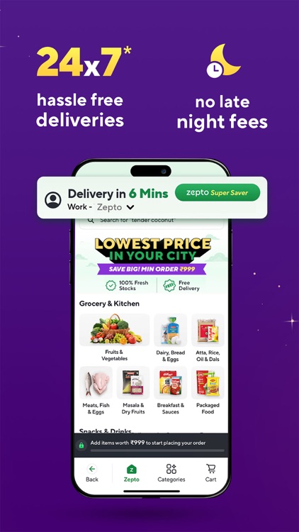 Zepto:10 Min Grocery Delivery*
