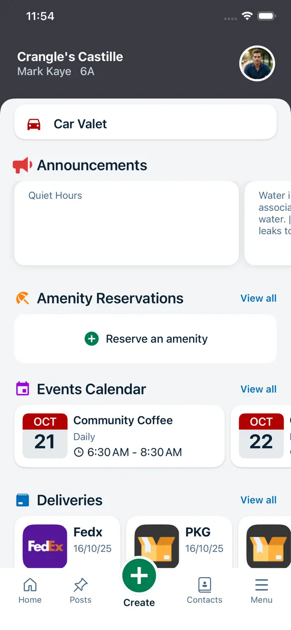 Screenshot #1 pour BuildingLink Resident App