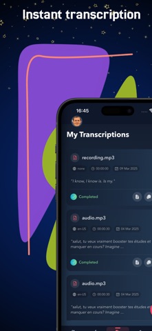 Transcripts | Audio to text Screenshot 5 of 10