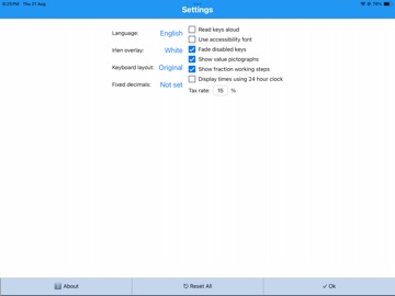 DysCalculator iPad screenshot