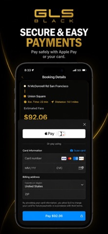 GLS  Black screenshot