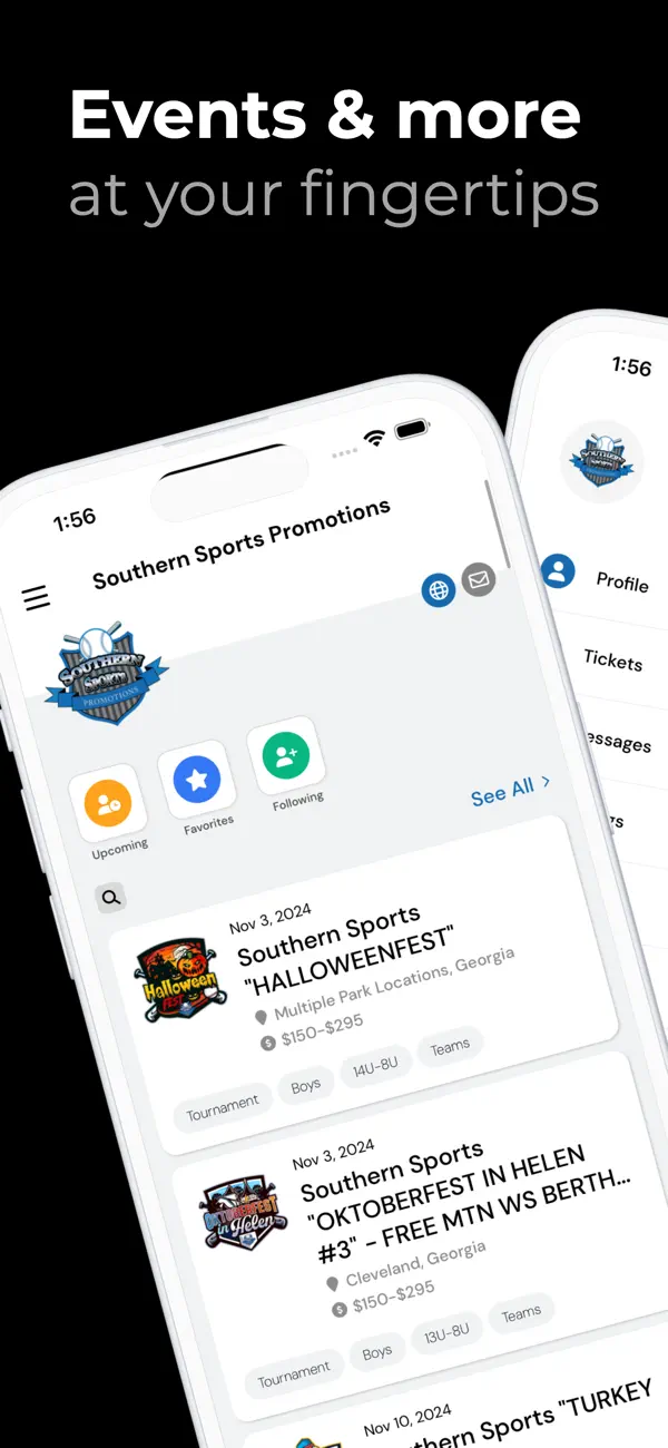 Screenshot #1 pour Southern Sports Promotions