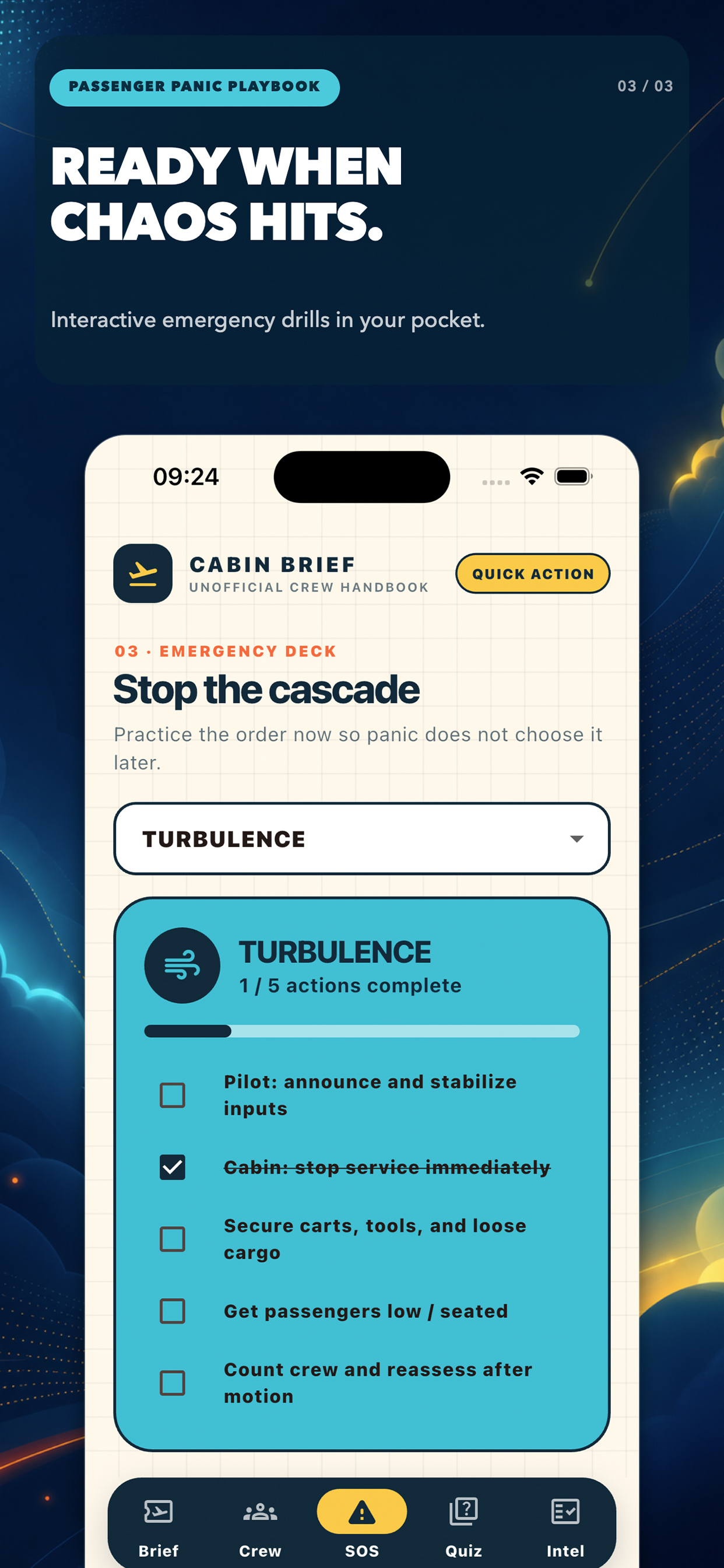 Dear Passengers Panic Playbook screenshot 2