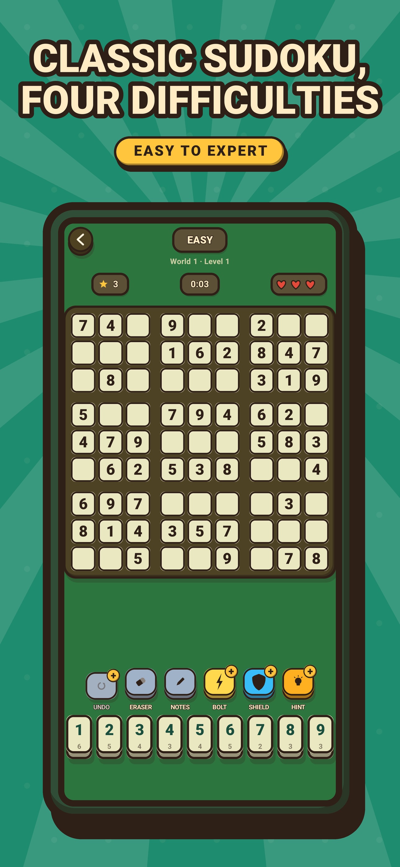 Screenshot 1 of Sudoku Nova: Brain Puzzle