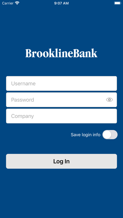 Brookline Bank Deposit XPress Screenshot