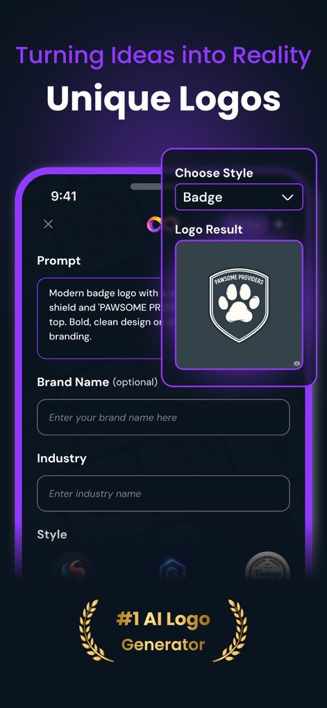 AI Logo Creator: Logo Maker - Graphics & Design App | MWM