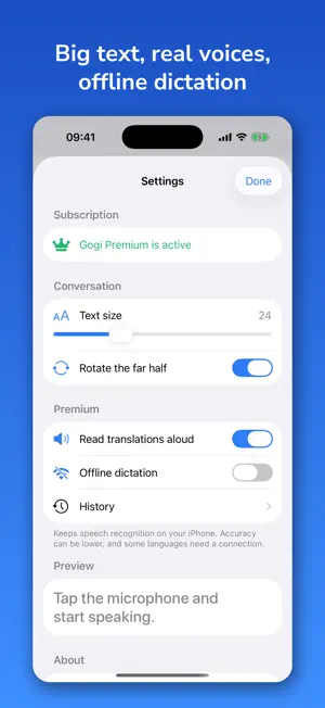 Translator Gogi: Voice & Photo screenshot 4