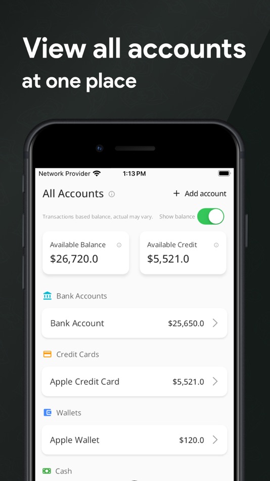 #7. Daily Expense Tracker App (iOS) Podle: Amit Mohan