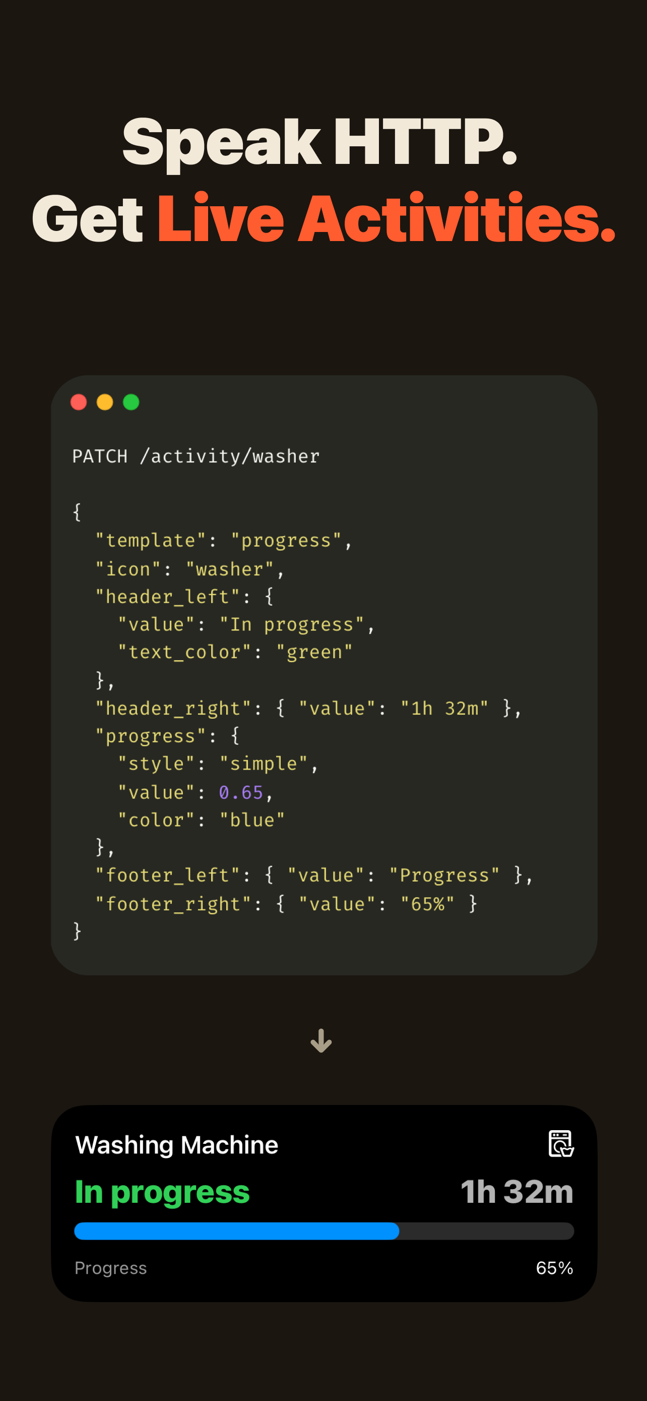 Aivi: Live Activities over API screenshot 2