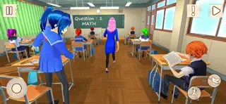 Anime Girl High School Student - Screenshot 1