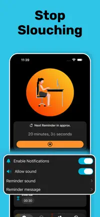 Posture Reminder screenshot 2