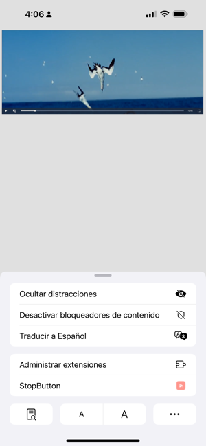 StopButton Screenshot