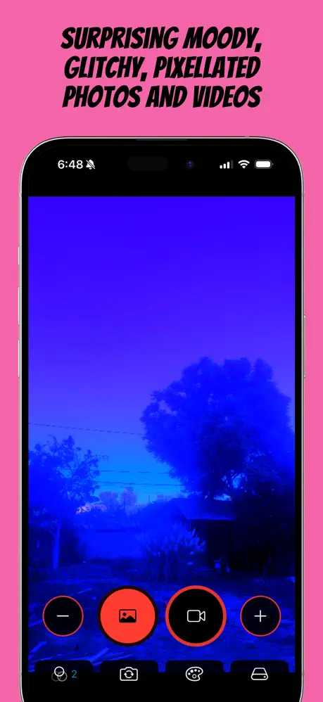 Distorted Camera 扭曲滤镜相机应用截图