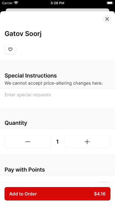 App screenshot