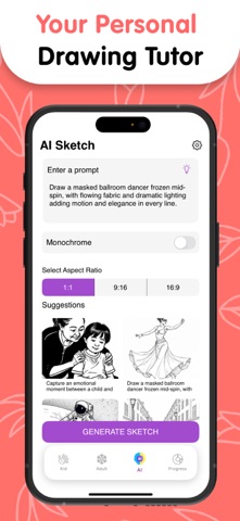 AR Trace - Coloring for Kids iPhone screenshot