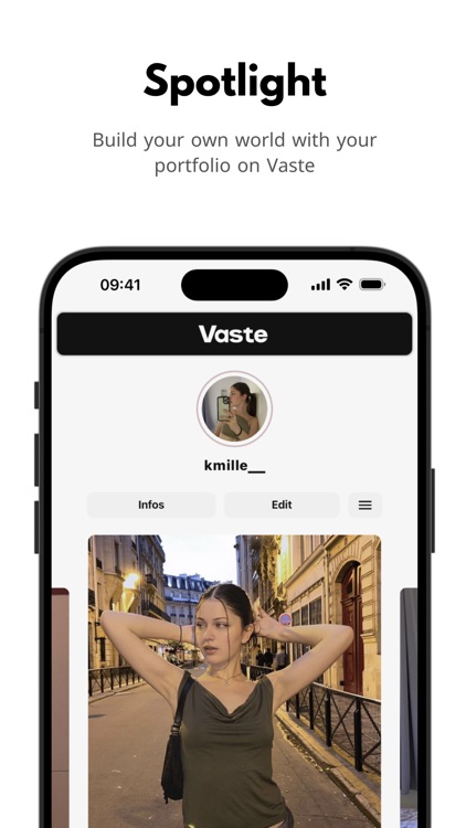 Vaste. Fashion heads' app