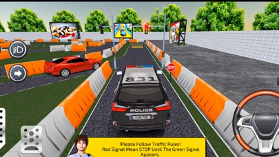 Police Car Driving Test Screenshot